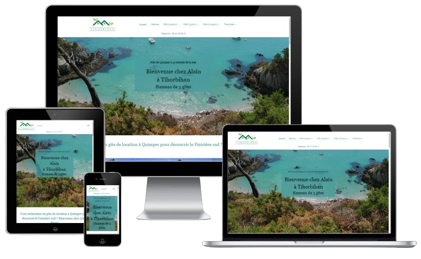 Site Gîtes Tihorbihan