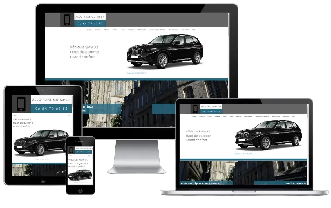 Site Allo Taxi Quimper