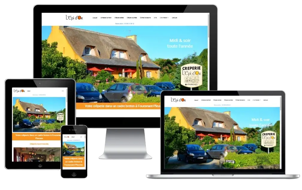 Site Crêperie l'Epi d'Or