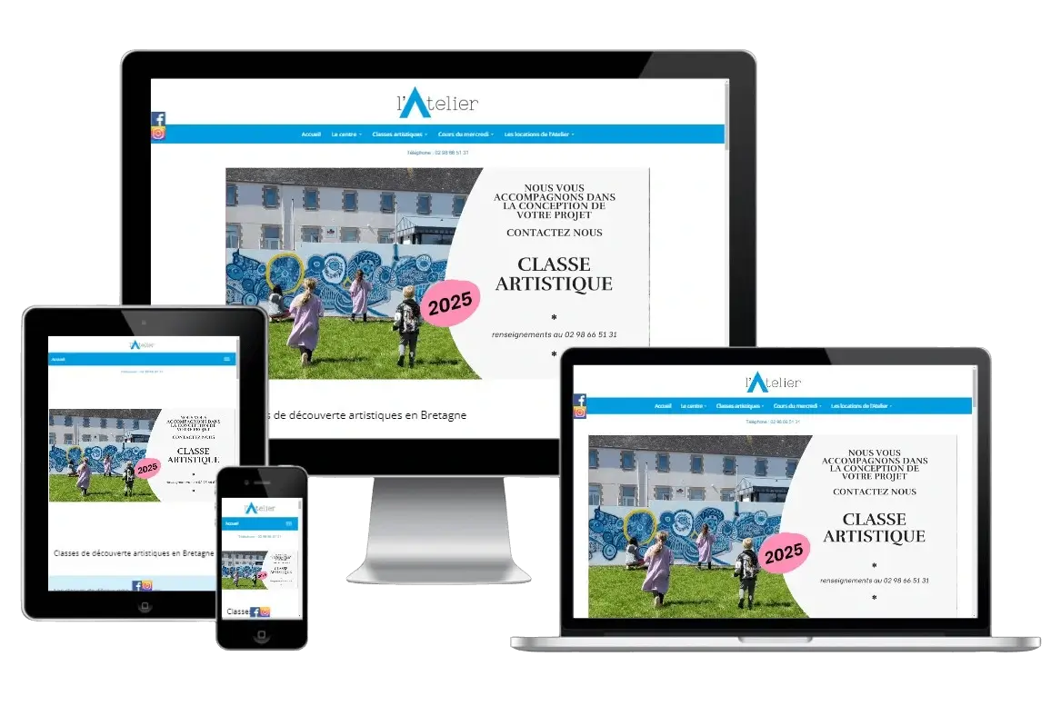 Site responsive Atelier CEAPC