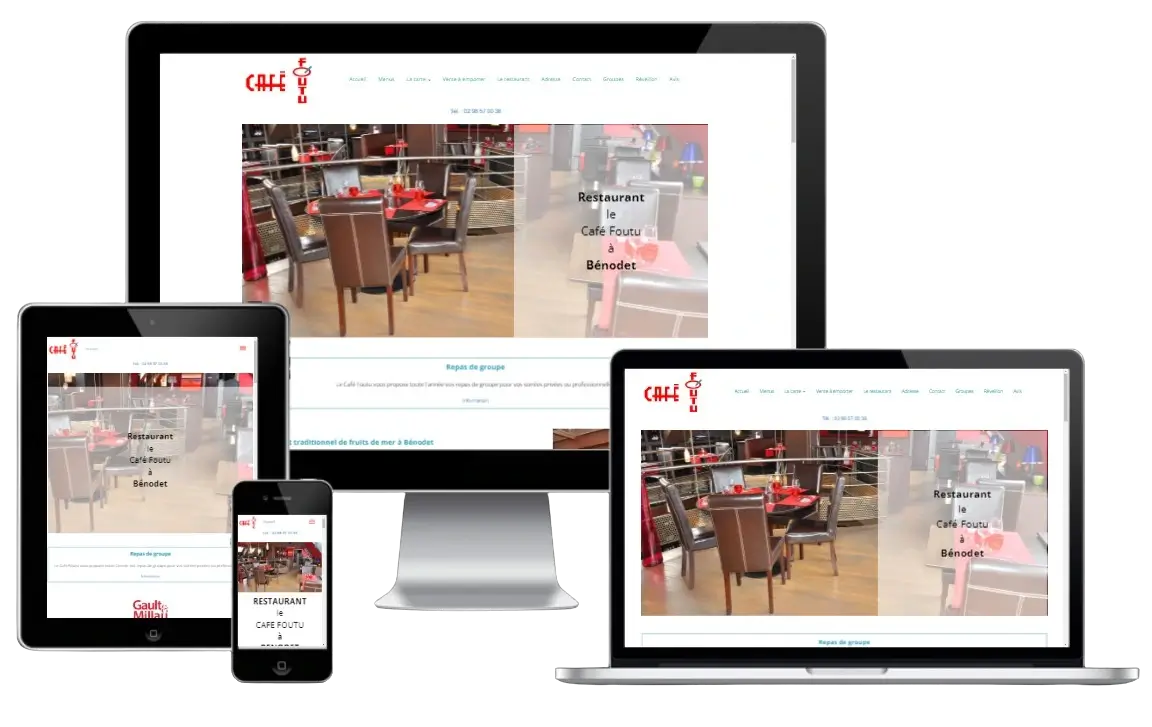 Site responsive Café Foutu