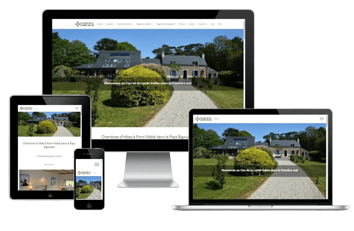 Site responsive Clos de Lande Vallée