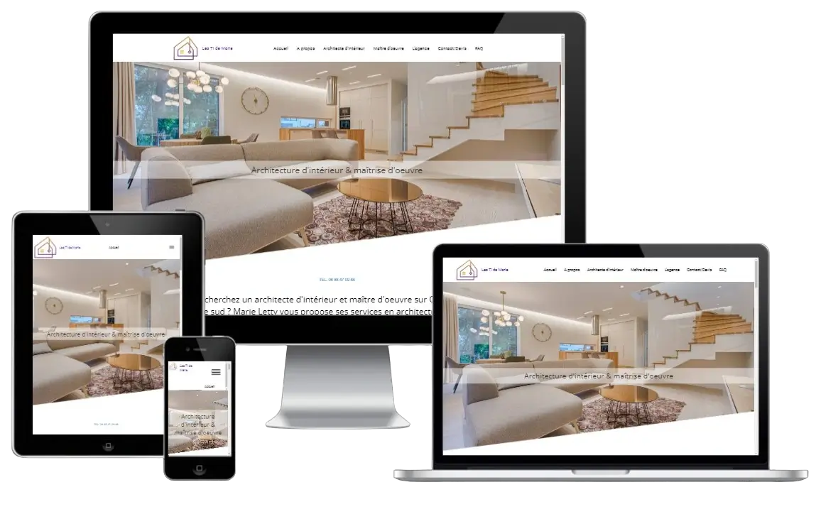 Site responsive Les Ti de Marie