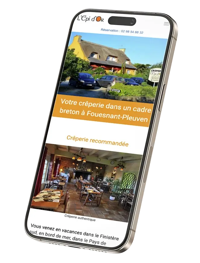 écran de mobile